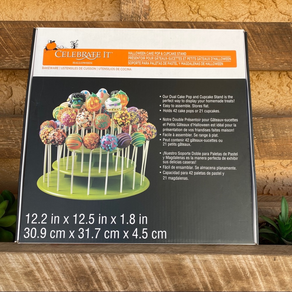 Celebrate It / Cupcake Cake Pop Stand / Green